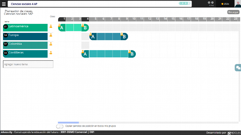 Las clases se planean en minutos